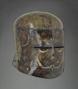 German knight's helmet