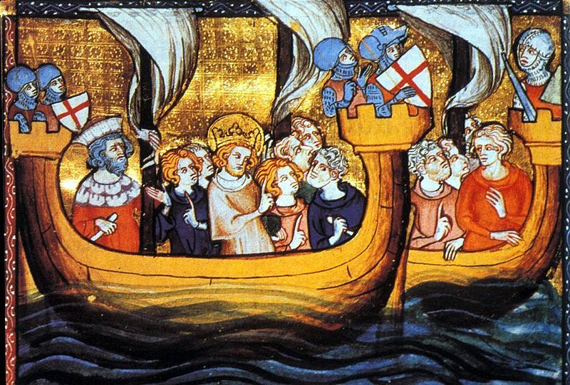 Louis IX during the Seventh Crusade.