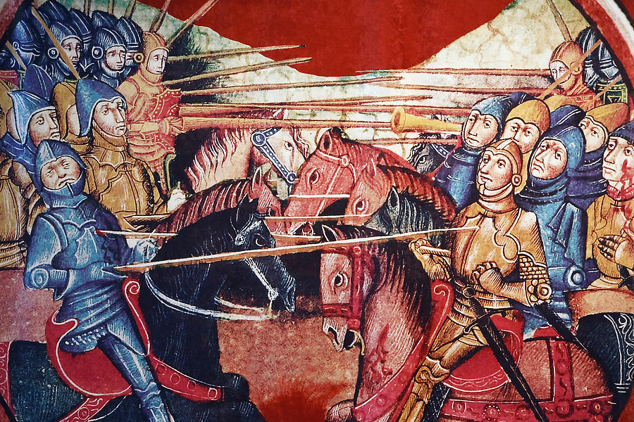 Mounted Medieval Knights in battle » De Re Militari